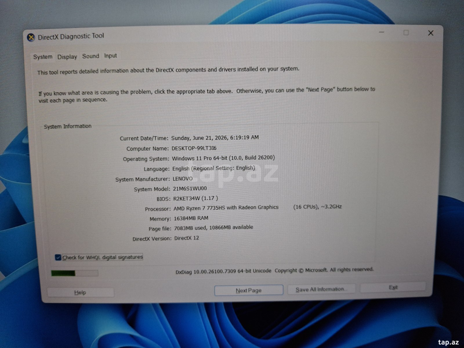 Noutbuk Lenovo Thinkpad E16 Ryzen 7 7735HS (9)
