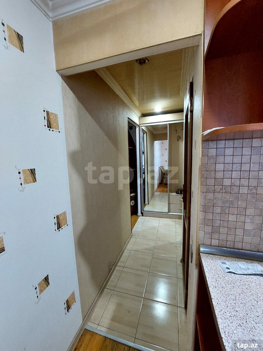 1-otaqlı mənzil kirayə verilir, E.Akademiyası m., 35 m² (4)