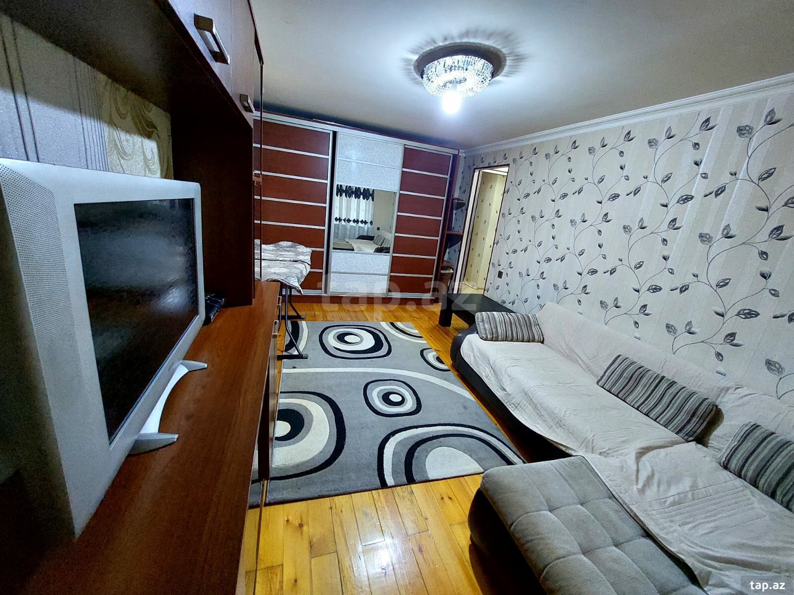 1-otaqlı mənzil kirayə verilir, E.Akademiyası m., 35 m² (10)