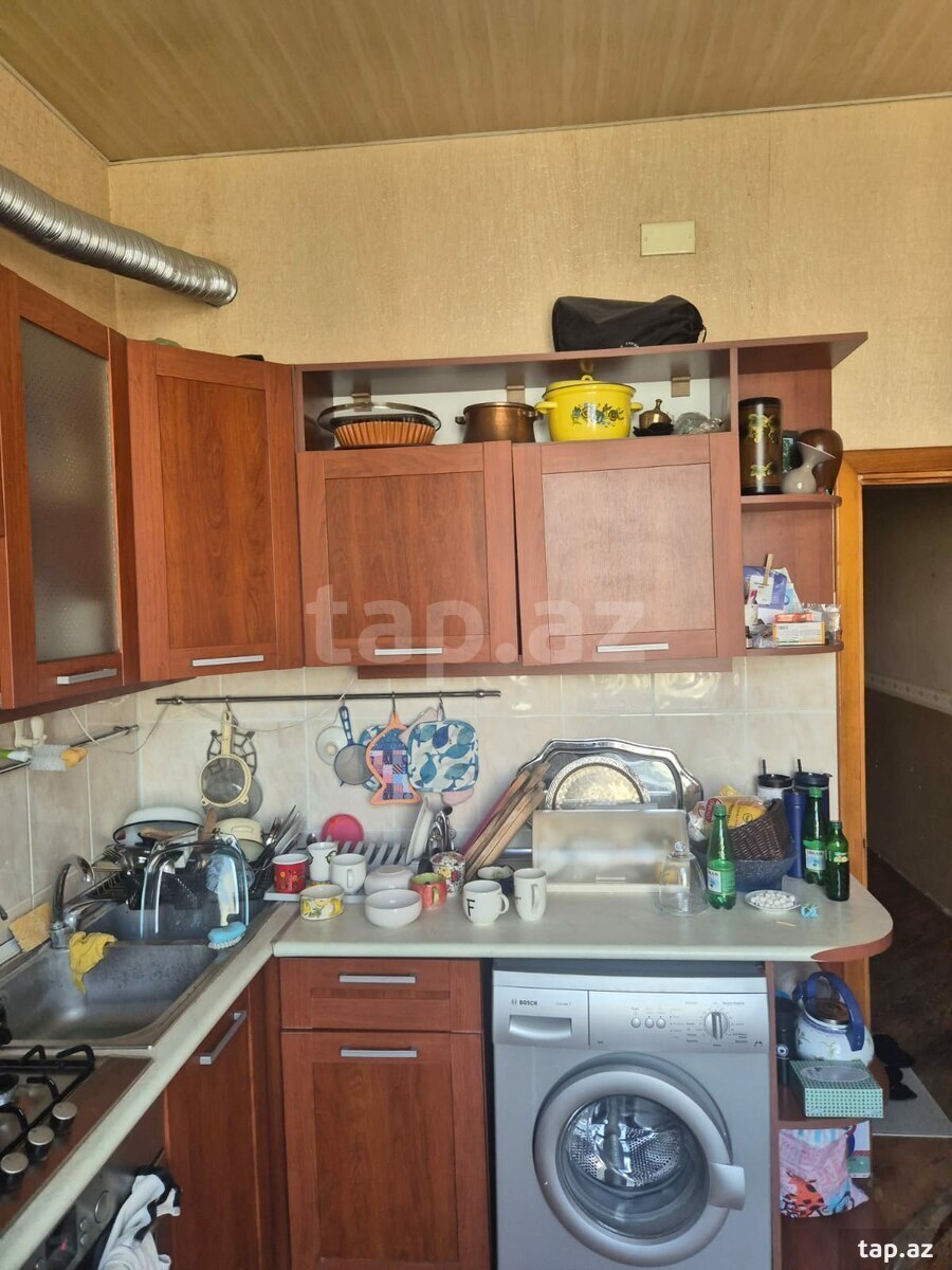2-otaqlı mənzil kirayə verilir, Q.Qarayev m., 60 m² (4)