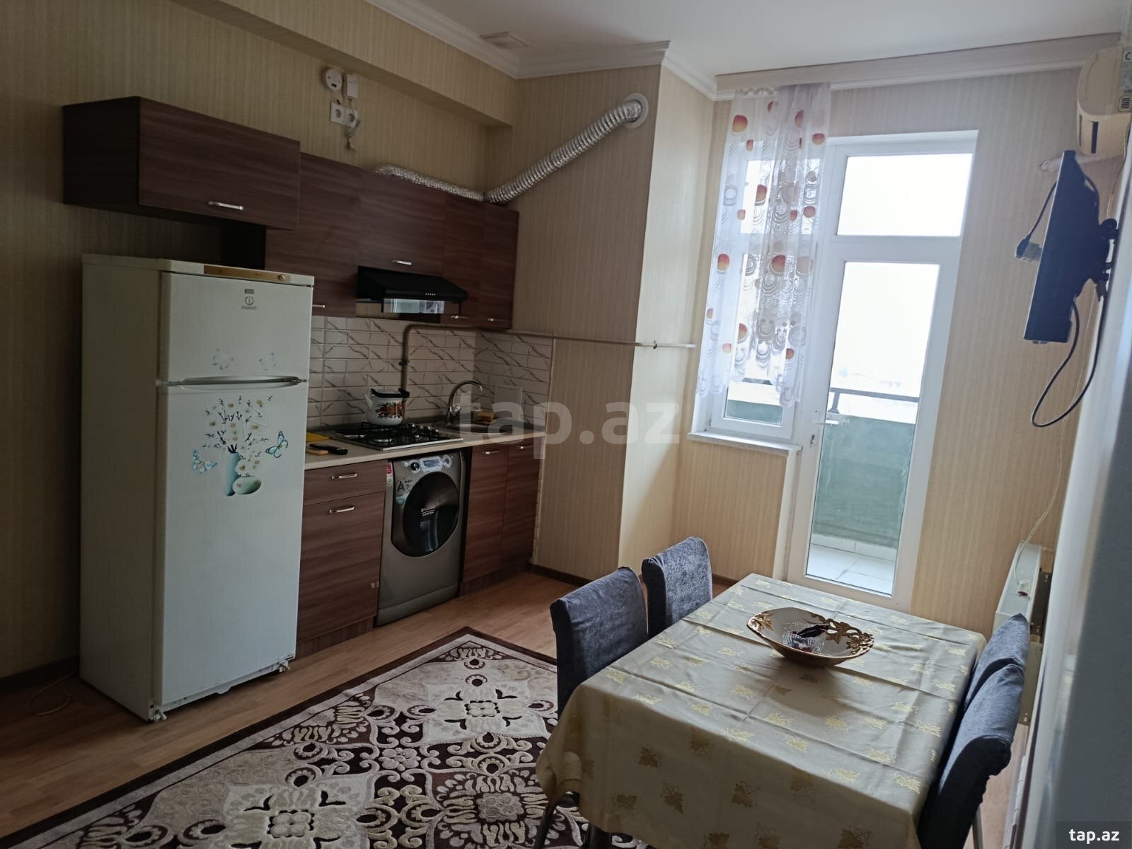 2-otaqlı yeni tikili kirayə verilir, Binəqədi r., 50.1 m²