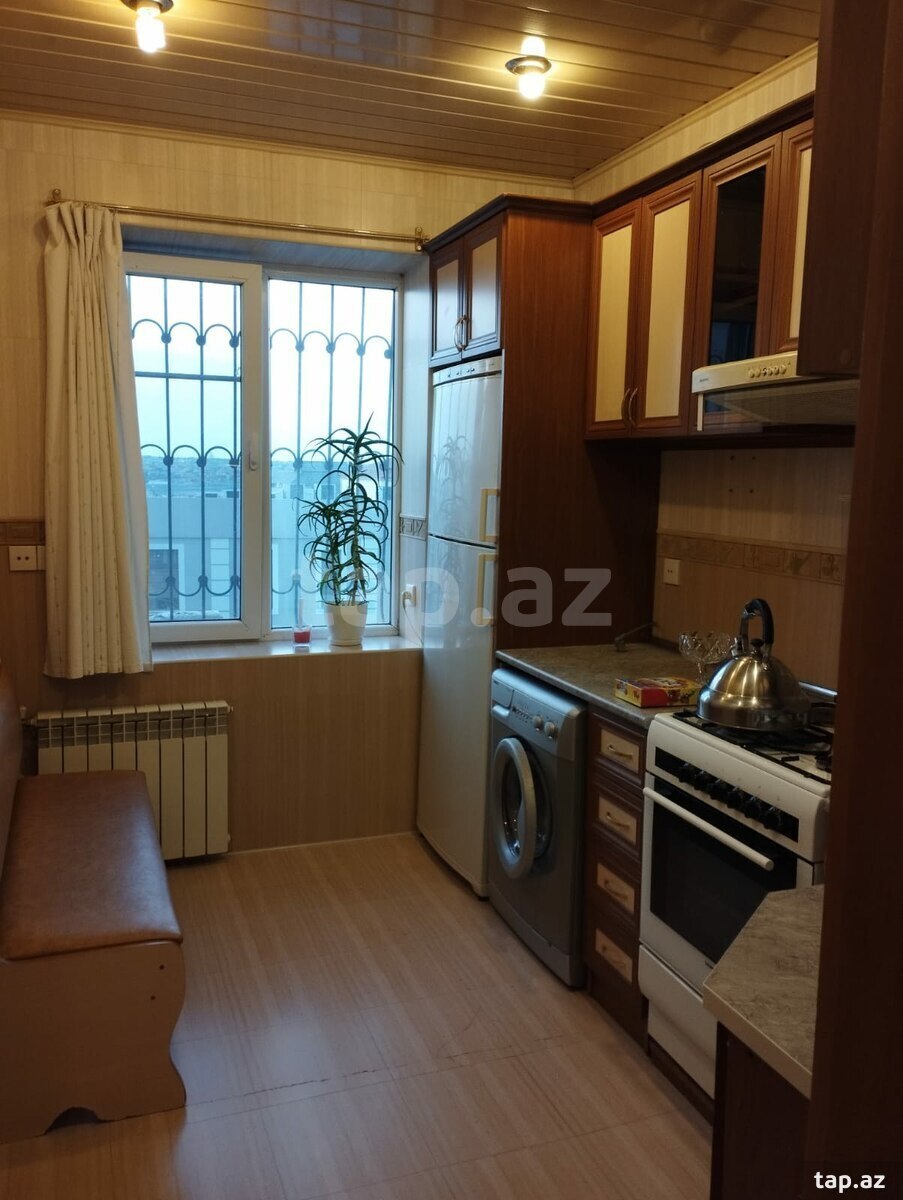 2-otaqlı mənzil kirayə verilir, Qara Qarayev m., 60 m² (2)