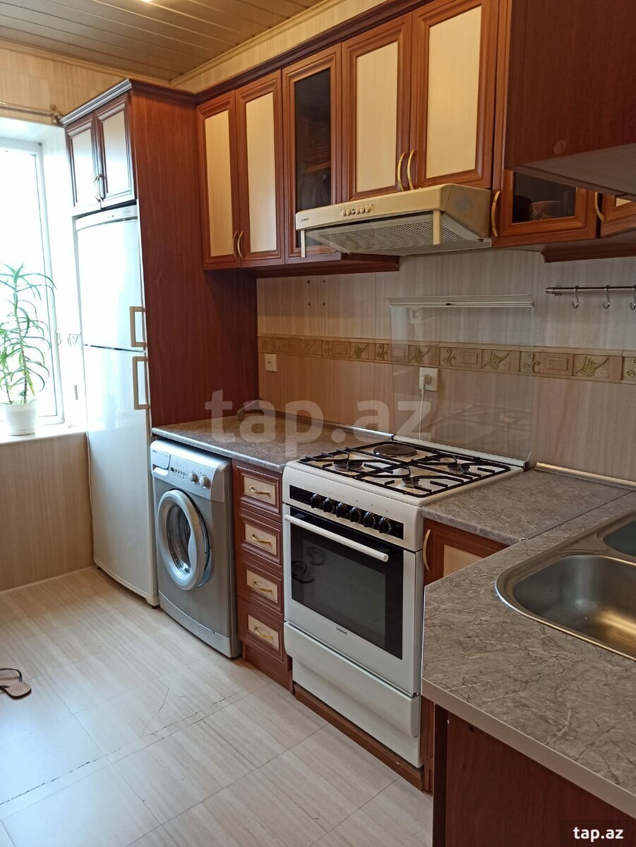 2-otaqlı mənzil kirayə verilir, Qara Qarayev m., 60 m² (3)