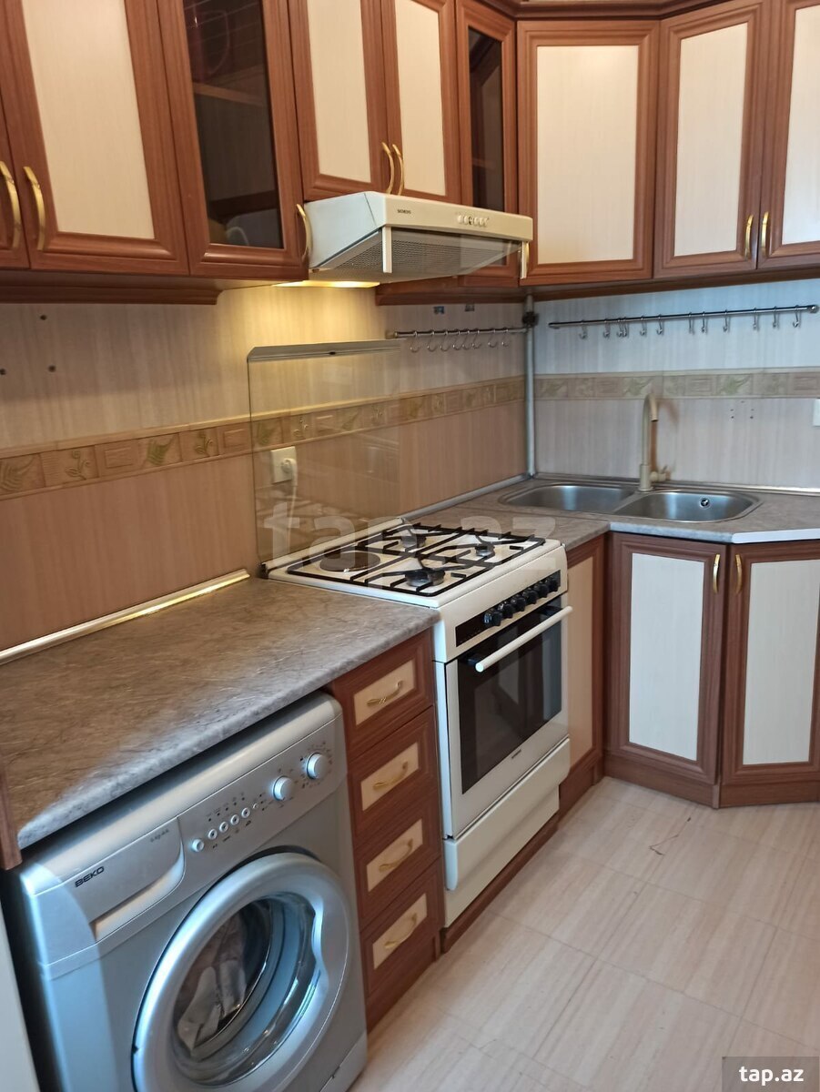 2-otaqlı mənzil kirayə verilir, Qara Qarayev m., 60 m² (8)