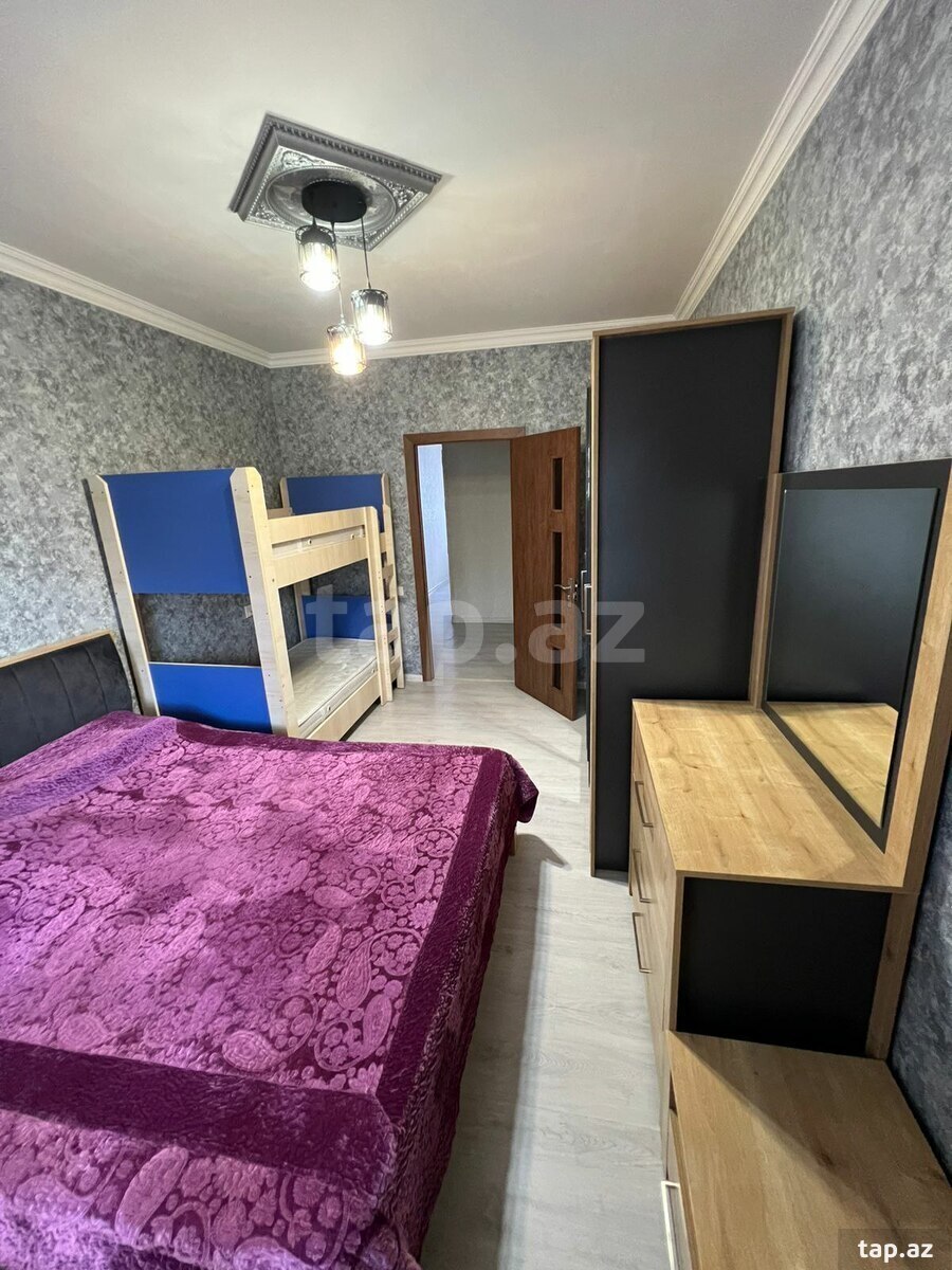 2-otaqlı mənzil kirayə verilir, Q.Qarayev m., 60 m² (5)