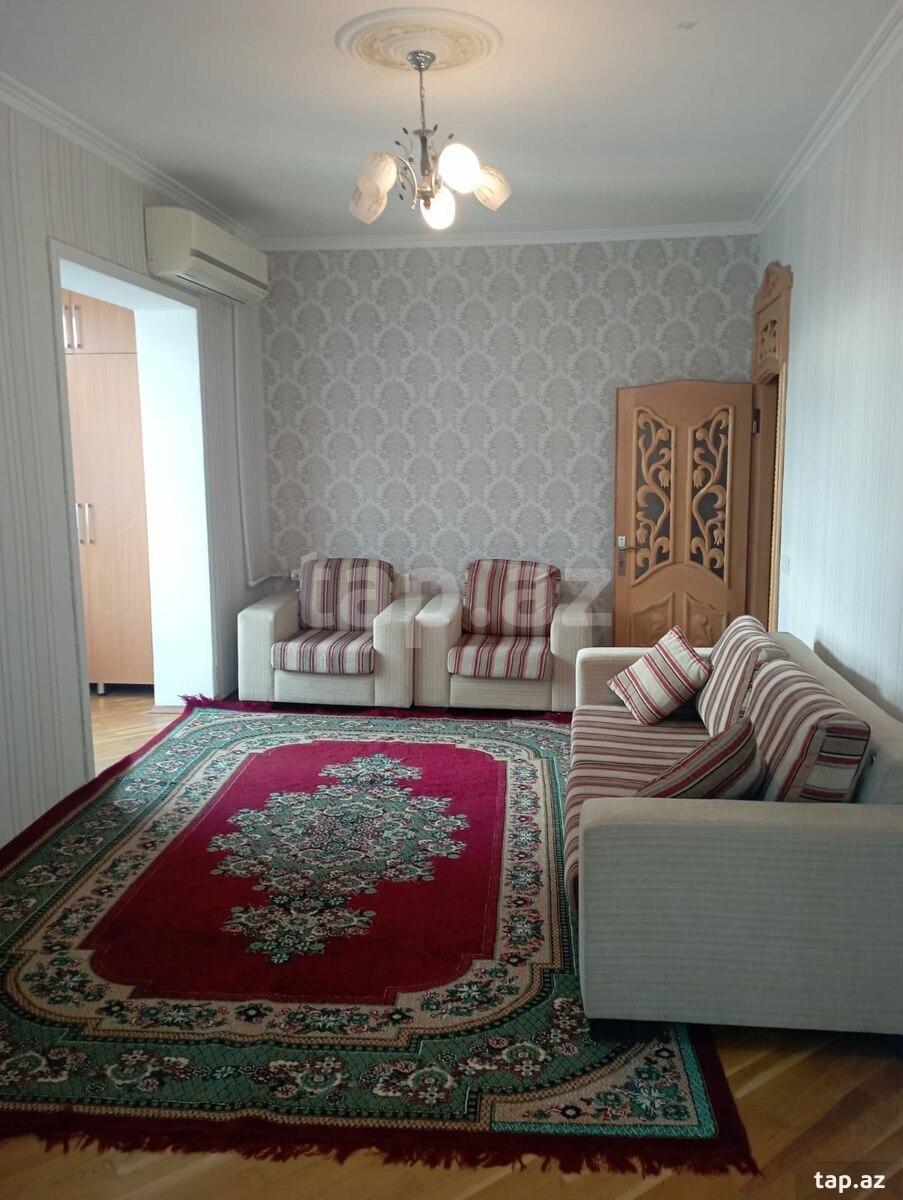 2-otaqlı mənzil kirayə verilir, Yeni Günəşli qəs., 60 m²