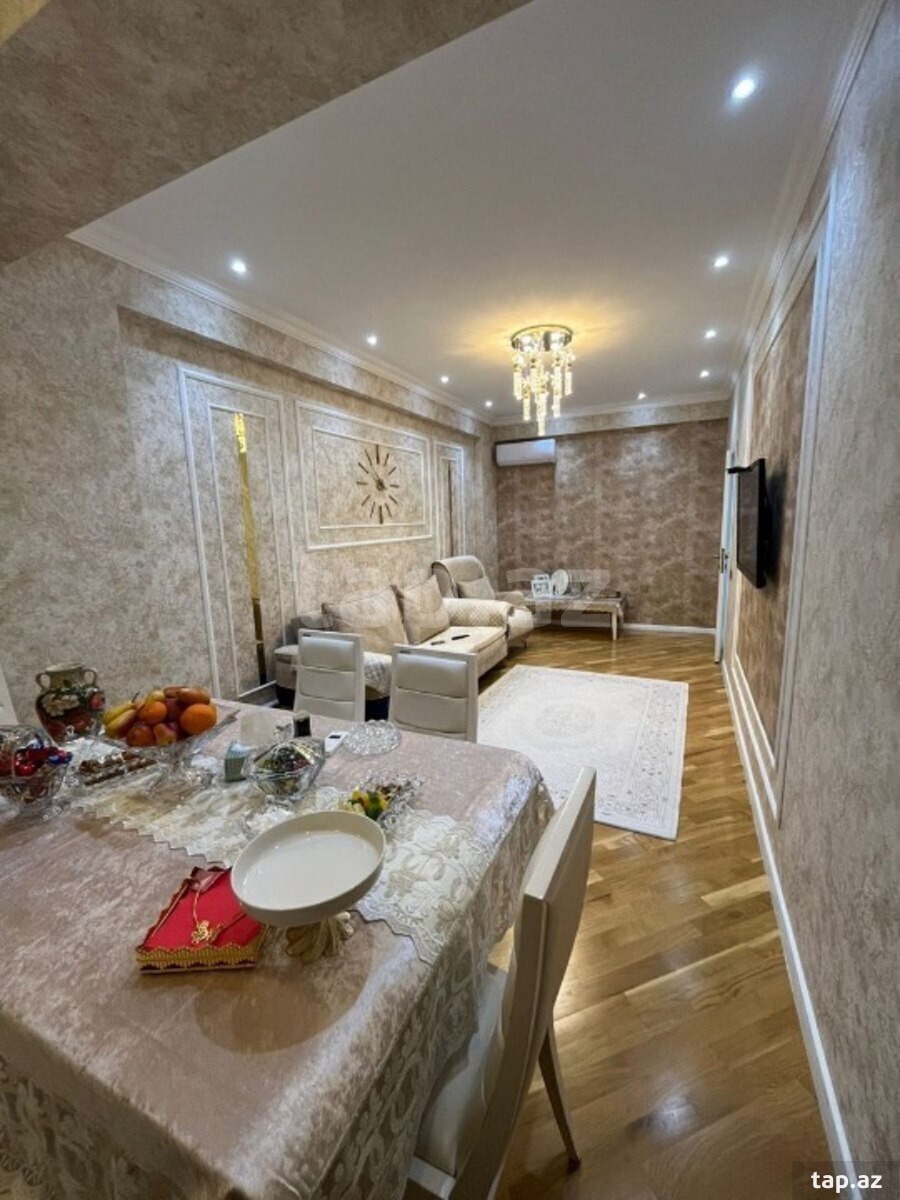 3-otaqlı yeni tikili, Həzi Aslanov m., 101 m² (3)