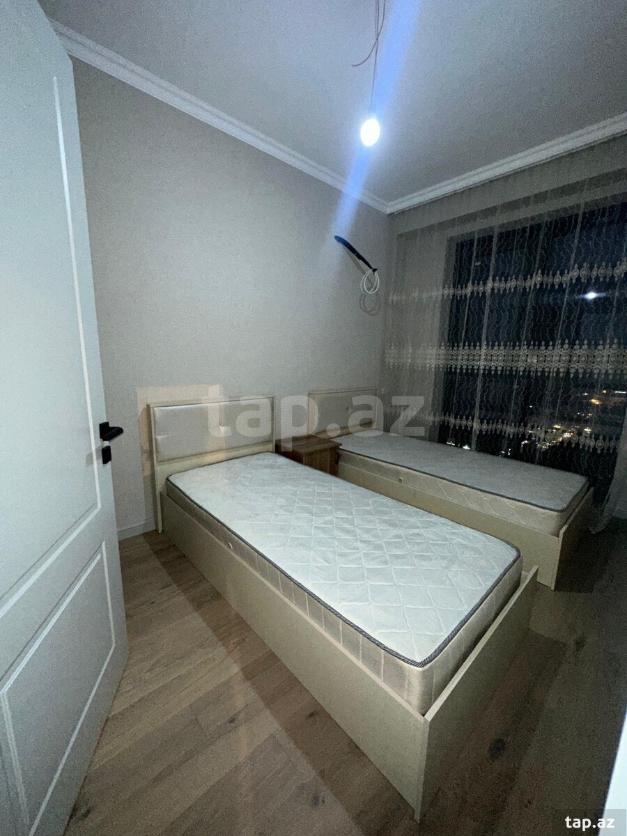 3-otaqlı yeni tikili kirayə verilir, Memar Əcəmi m., 80 m² (15)