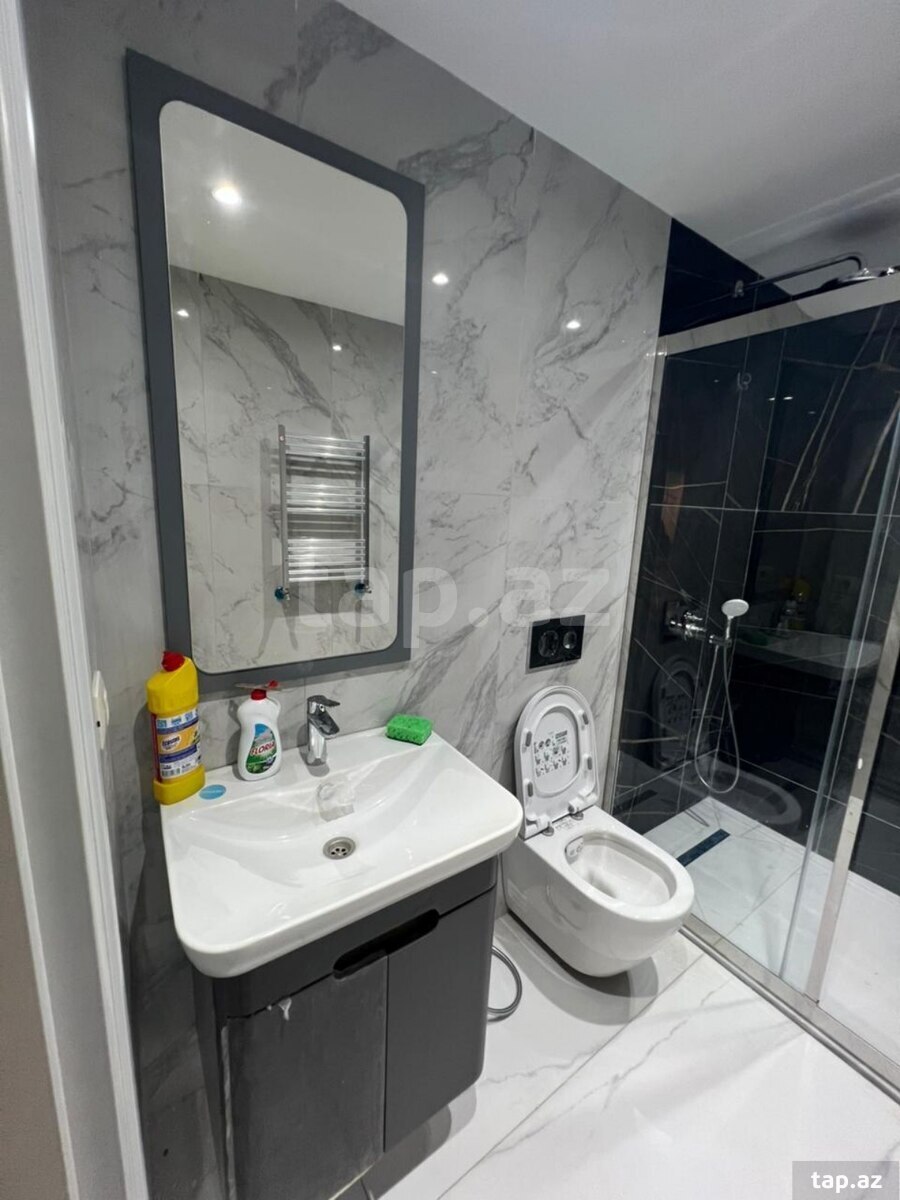 3-otaqlı yeni tikili kirayə verilir, Memar Əcəmi m., 80 m² (23)