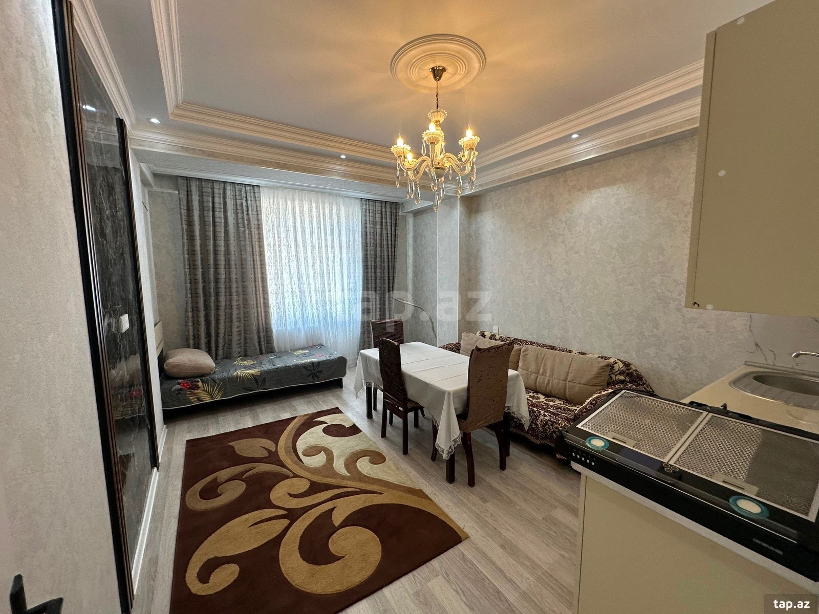 2-otaqlı yeni tikili kirayə verilir, Xırdalan ş., 65 m²