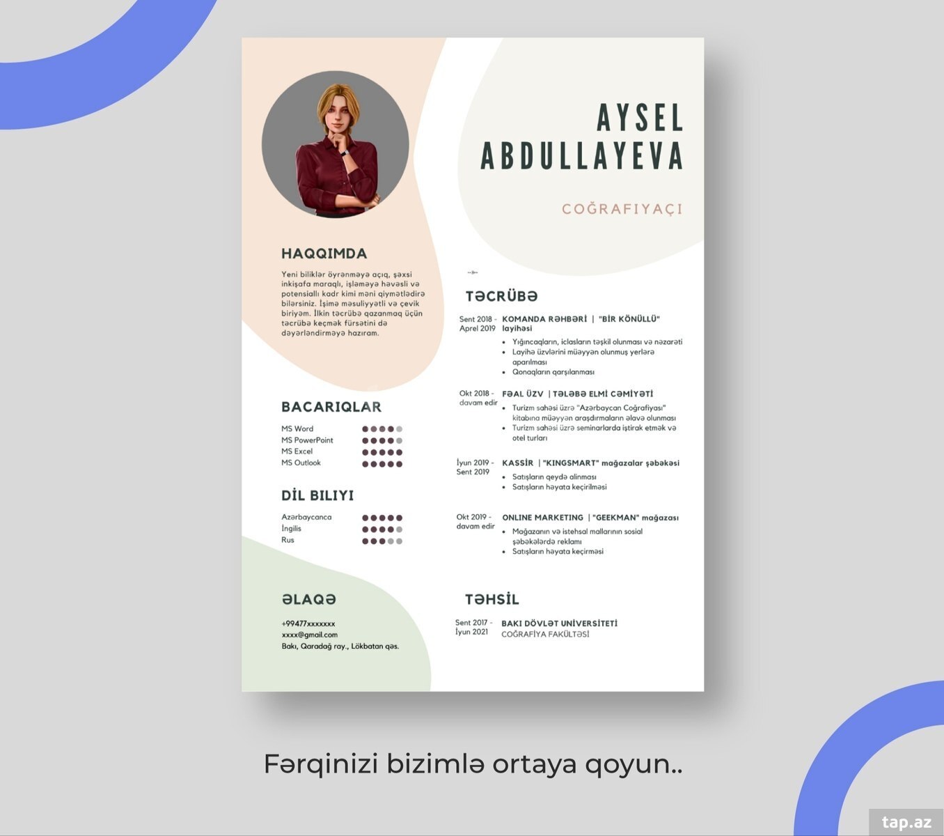 CV düzəltmə xidməti