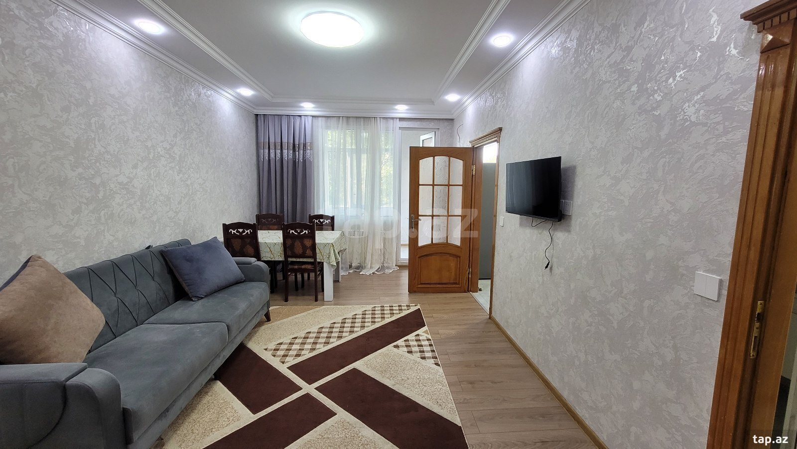 2-otaqlı mənzil kirayə verilir, Azadlıq m., 50 m²