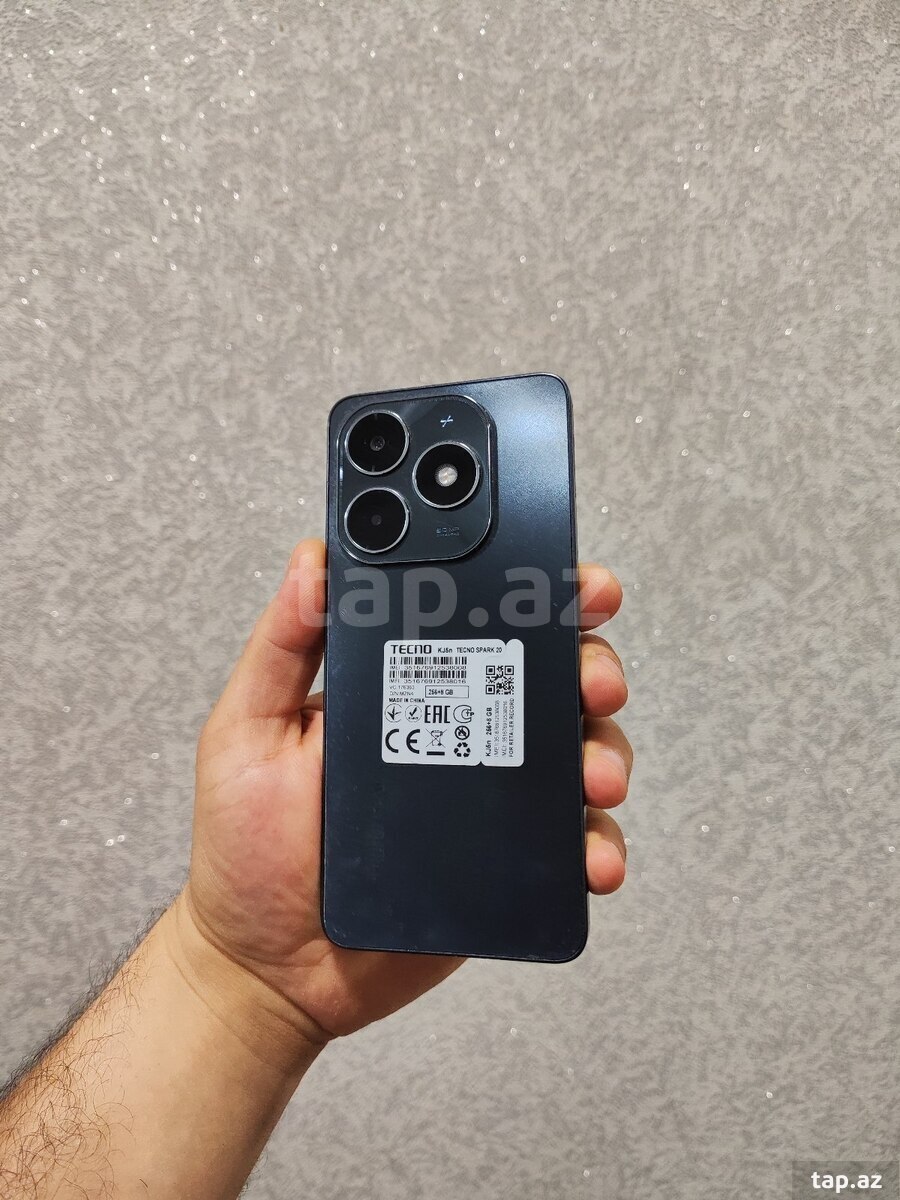Tecno Spark 20 Gravity Black 256GB/8GB (2)