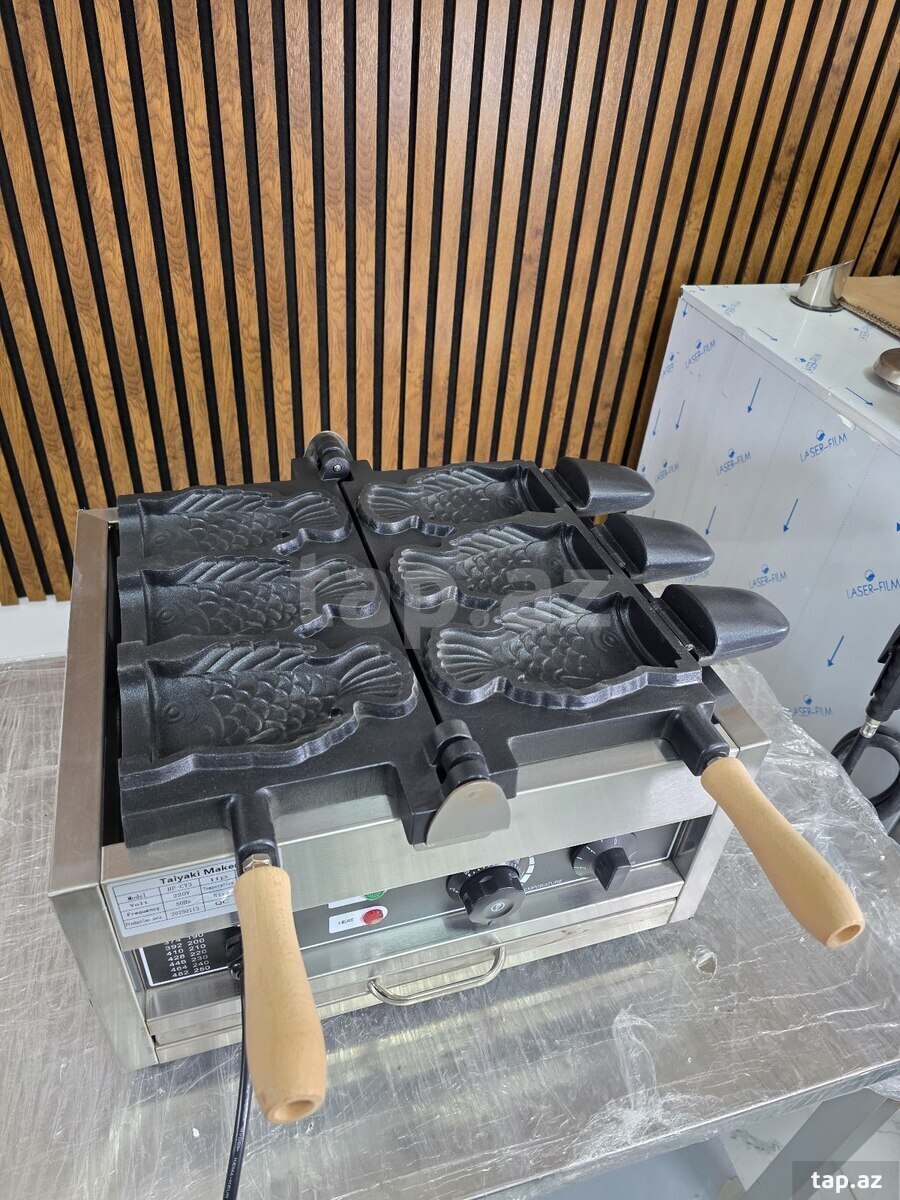 Taiyaki Balıq formalı vafli aparatı  (3)