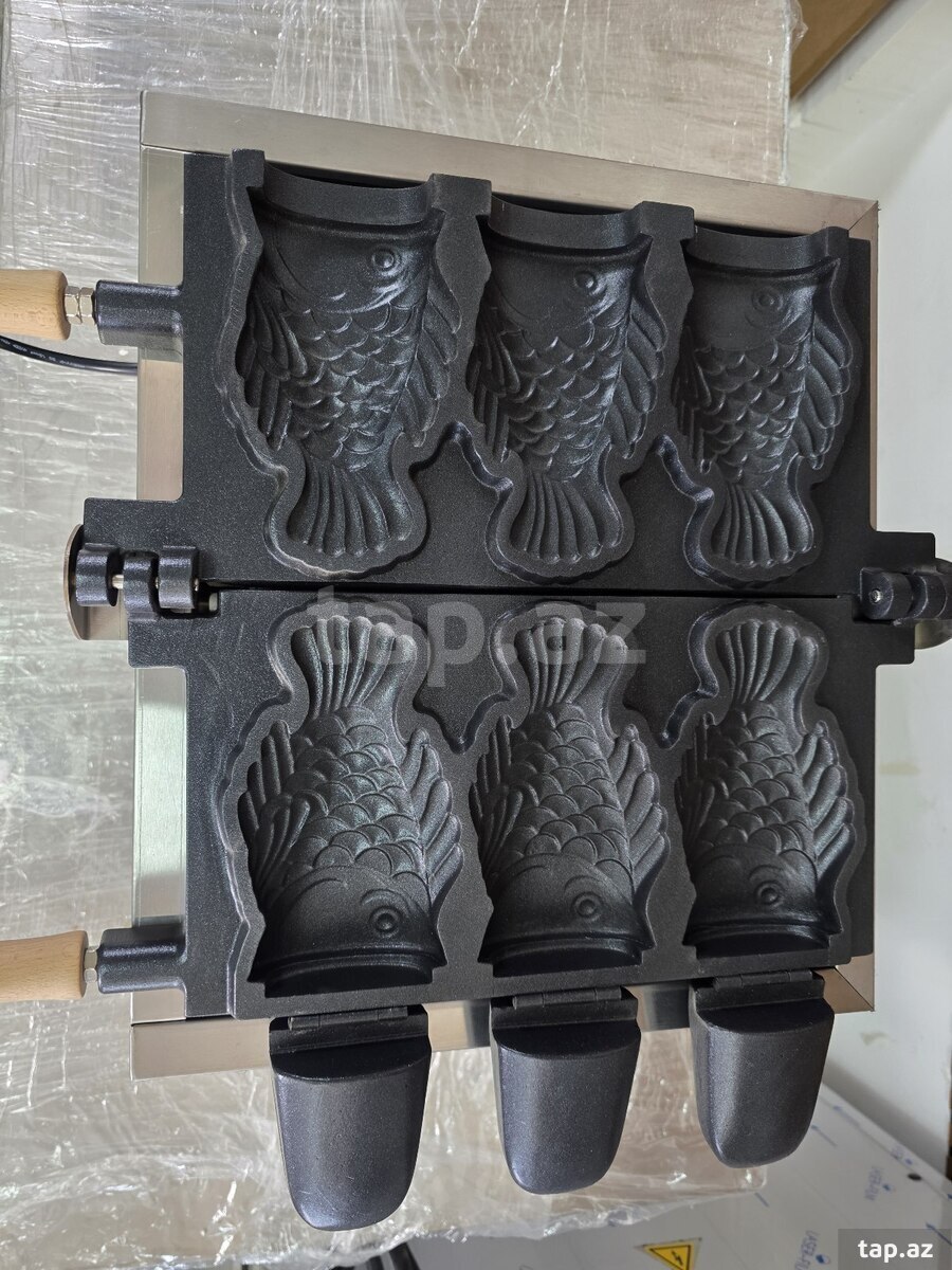 Taiyaki Balıq formalı vafli aparatı  (14)