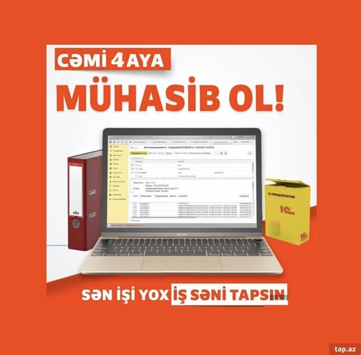 Mühasibatlıq 1C kursları