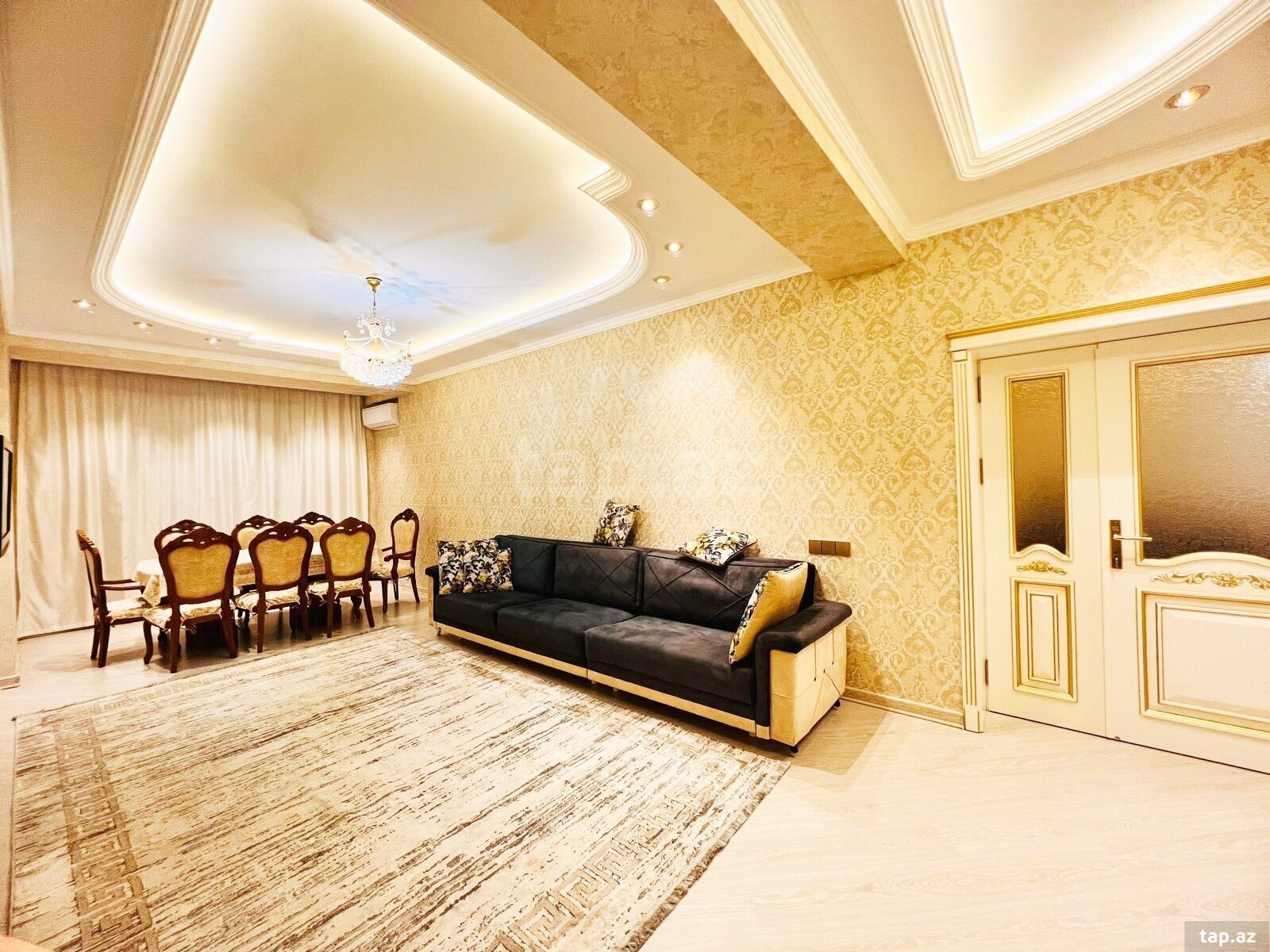 3-otaqlı yeni tikili kirayə verilir, Abbas Mirzə Şərifzadə küç., 137 m²