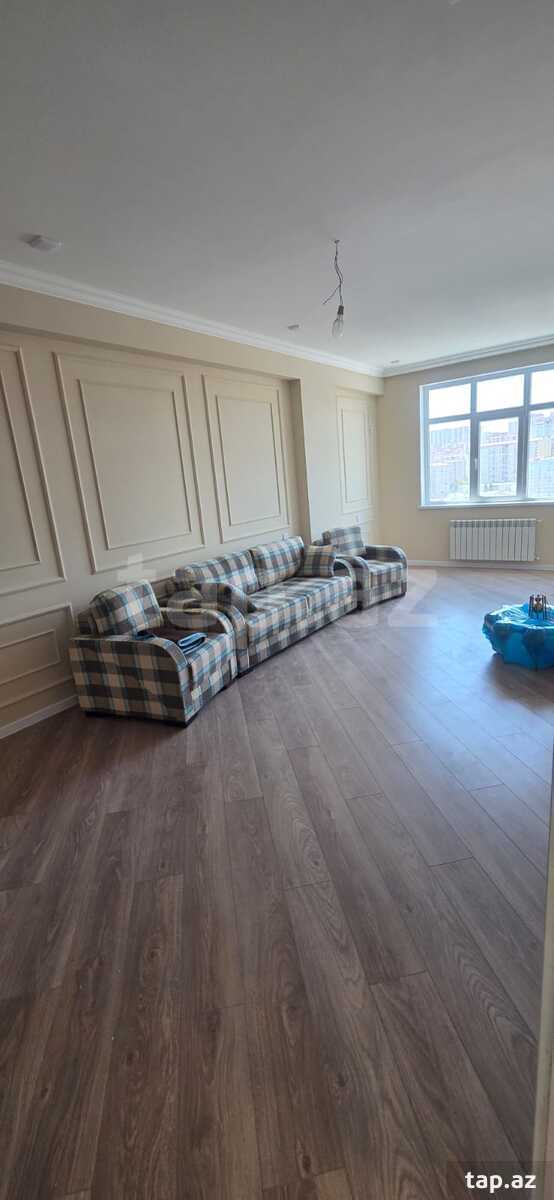 3-otaqlı yeni tikili kirayə verilir, İnşaatçılar m., 150 m² (5)