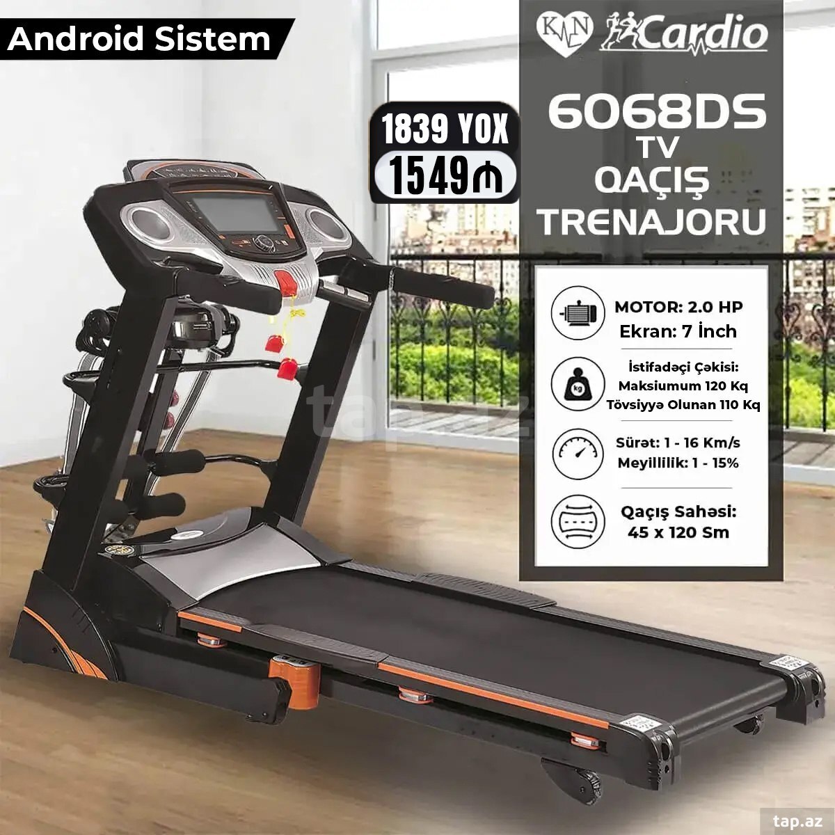 Qaçış trenajorları "Nordictrack/OMA/Proform/Volksgym" (17)