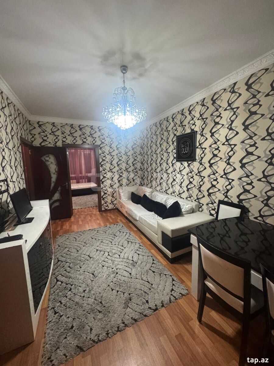 2-otaqlı mənzil kirayə verilir, Nəsimi m., 55 m² (2)