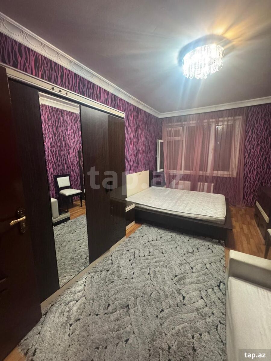 2-otaqlı mənzil kirayə verilir, Nəsimi m., 55 m² (4)
