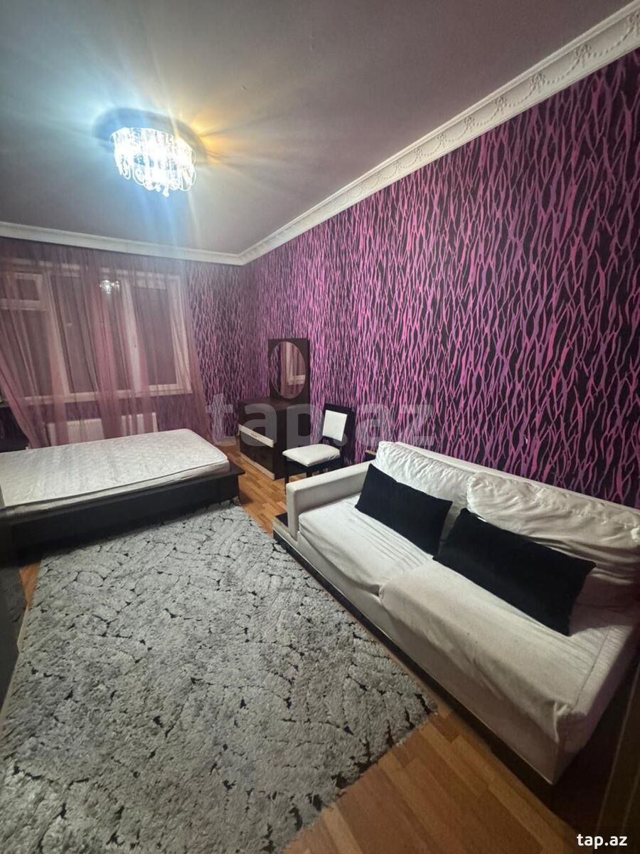 2-otaqlı mənzil kirayə verilir, Nəsimi m., 55 m² (3)