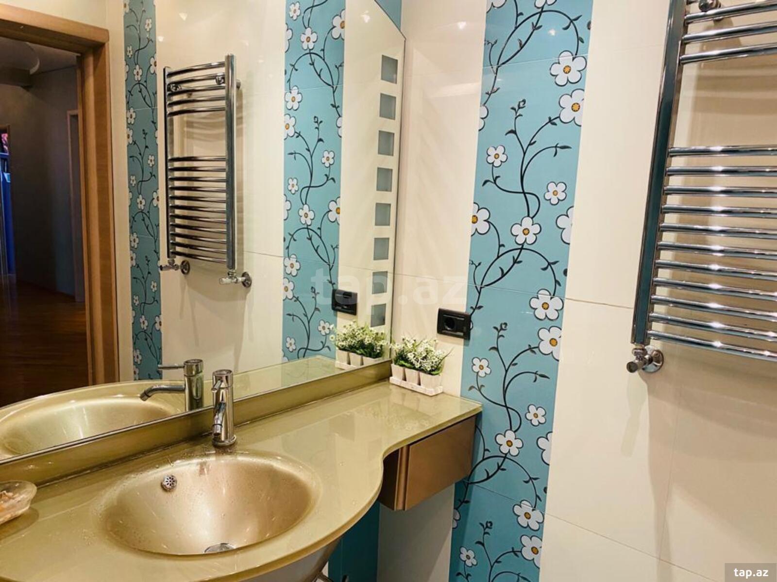 3-otaqlı yeni tikili kirayə verilir, N.Nərimanov m., 160 m² (10)