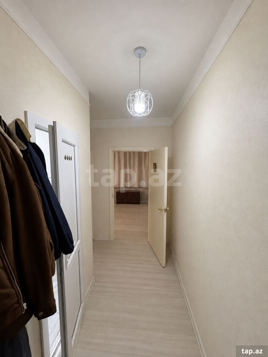 2-otaqlı mənzil kirayə verilir, Nərimanov m., 50 m² (4)