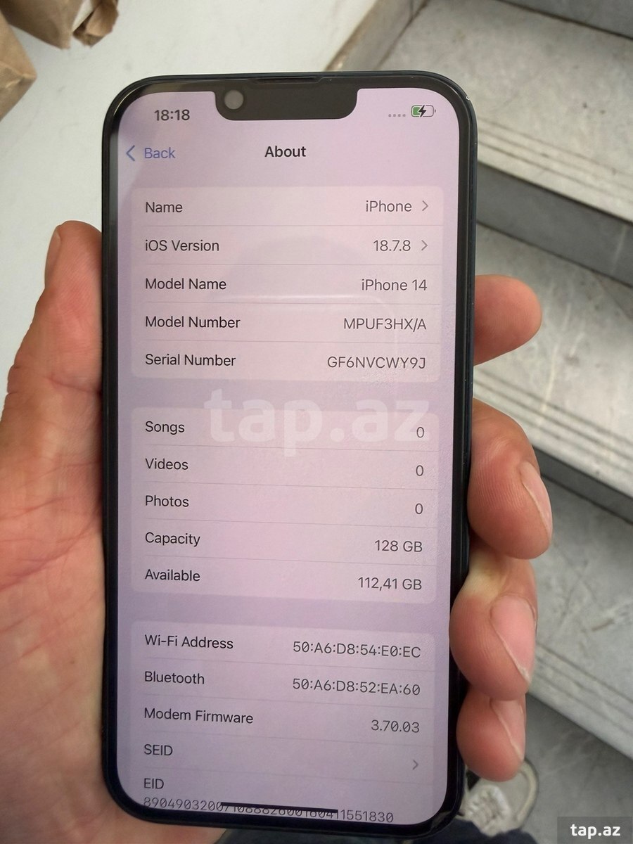Apple iPhone 14 Midnight 128GB/4GB (6)