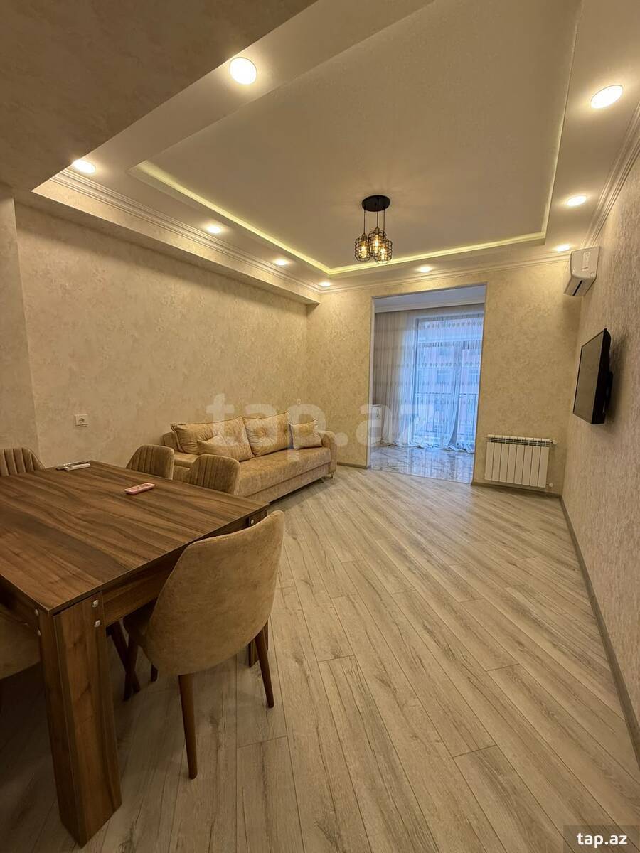 2-otaqlı yeni tikili kirayə verilir, Dərnəgül m., 65 m²
