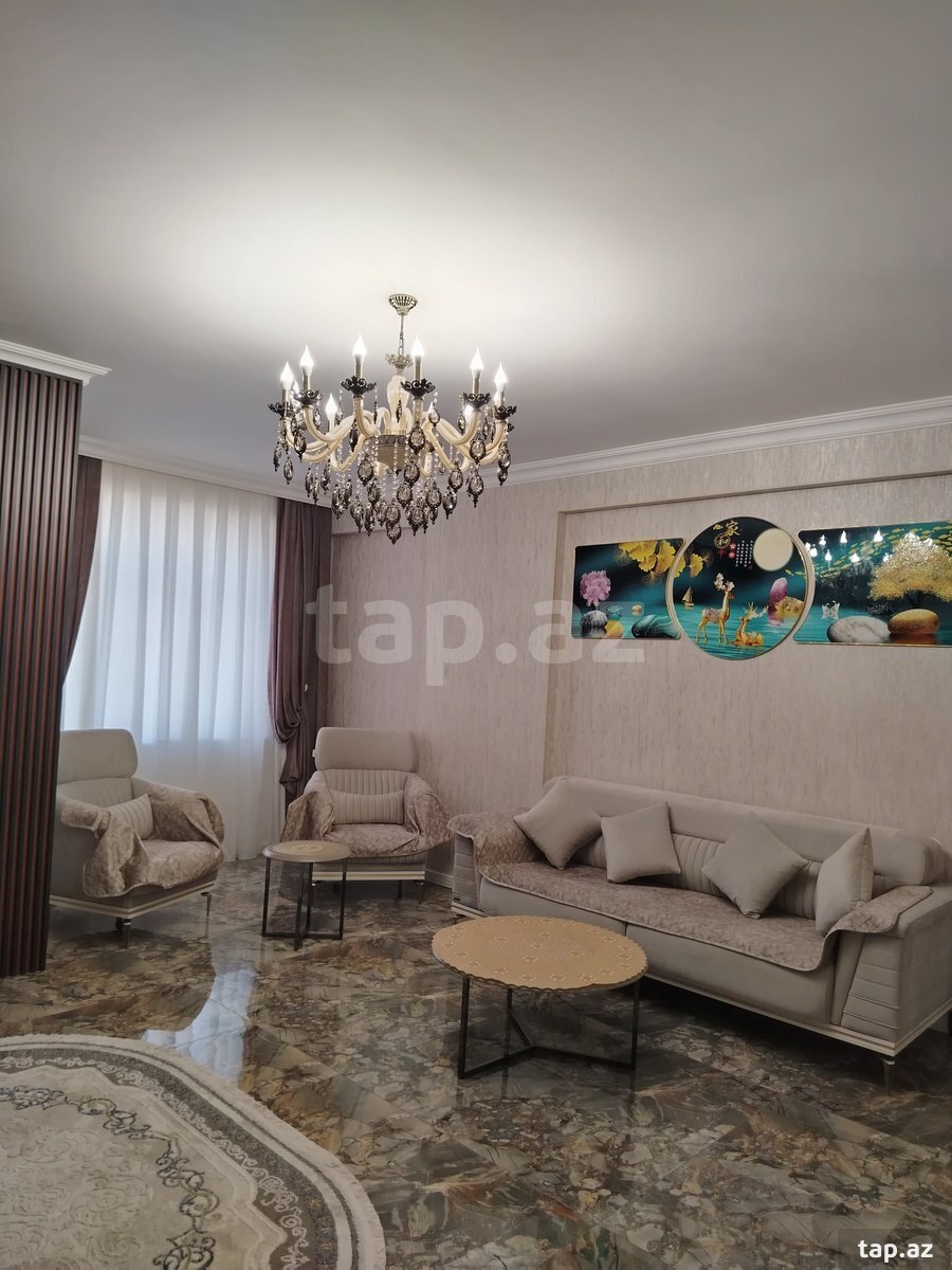 4-otaqlı yeni tikili kirayə verilir, Binəqədi r., 150 m²