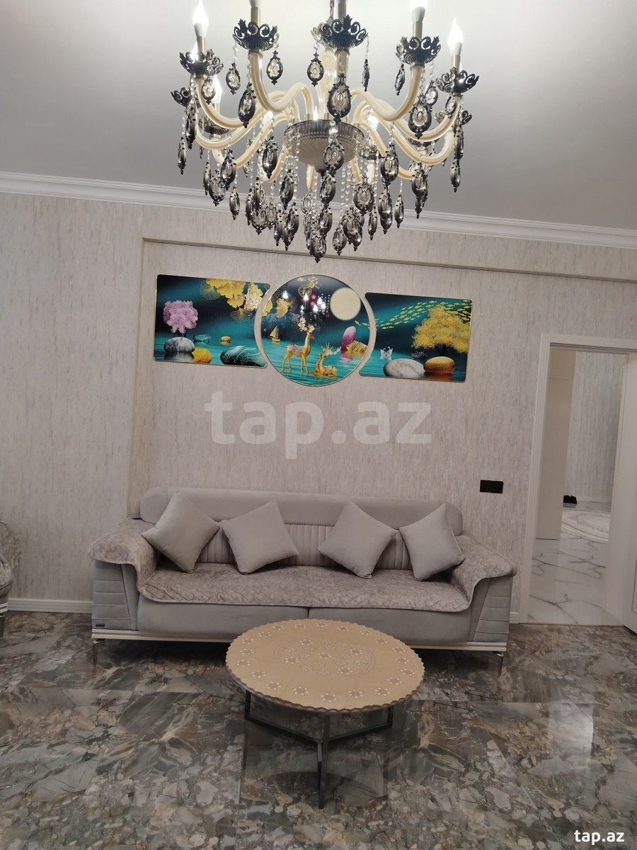 4-otaqlı yeni tikili kirayə verilir, Binəqədi r., 150 m² (2)