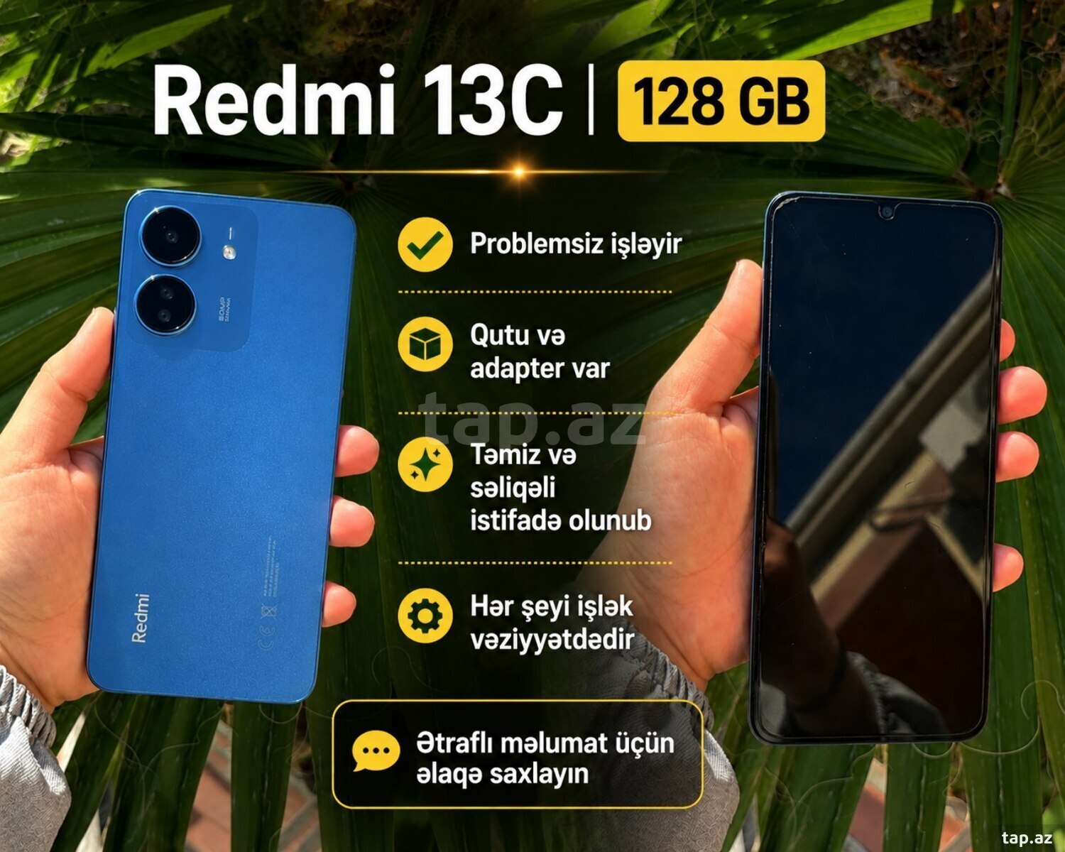 Xiaomi Redmi 13C Navy Blue 128GB/4GB (3)