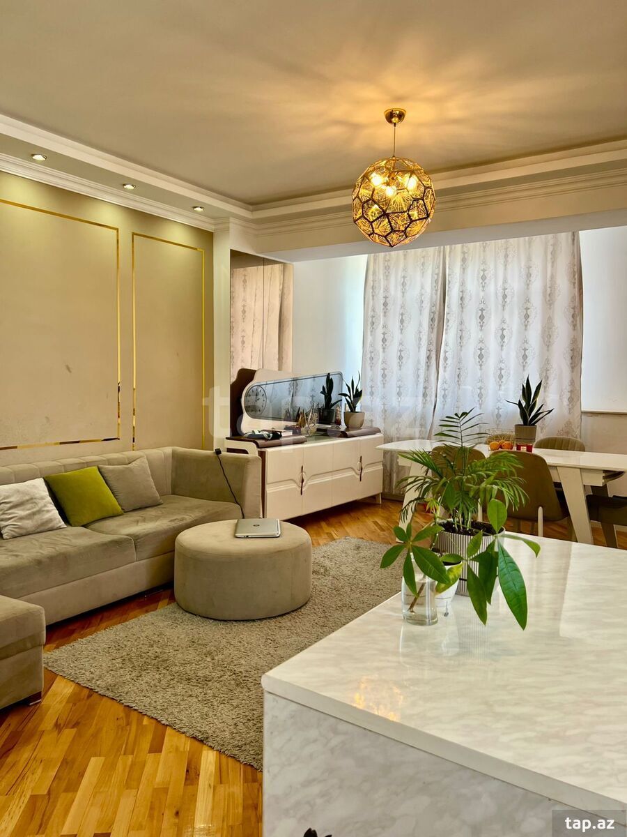 3-otaqlı yeni tikili, Gənclik m., 100 m²
