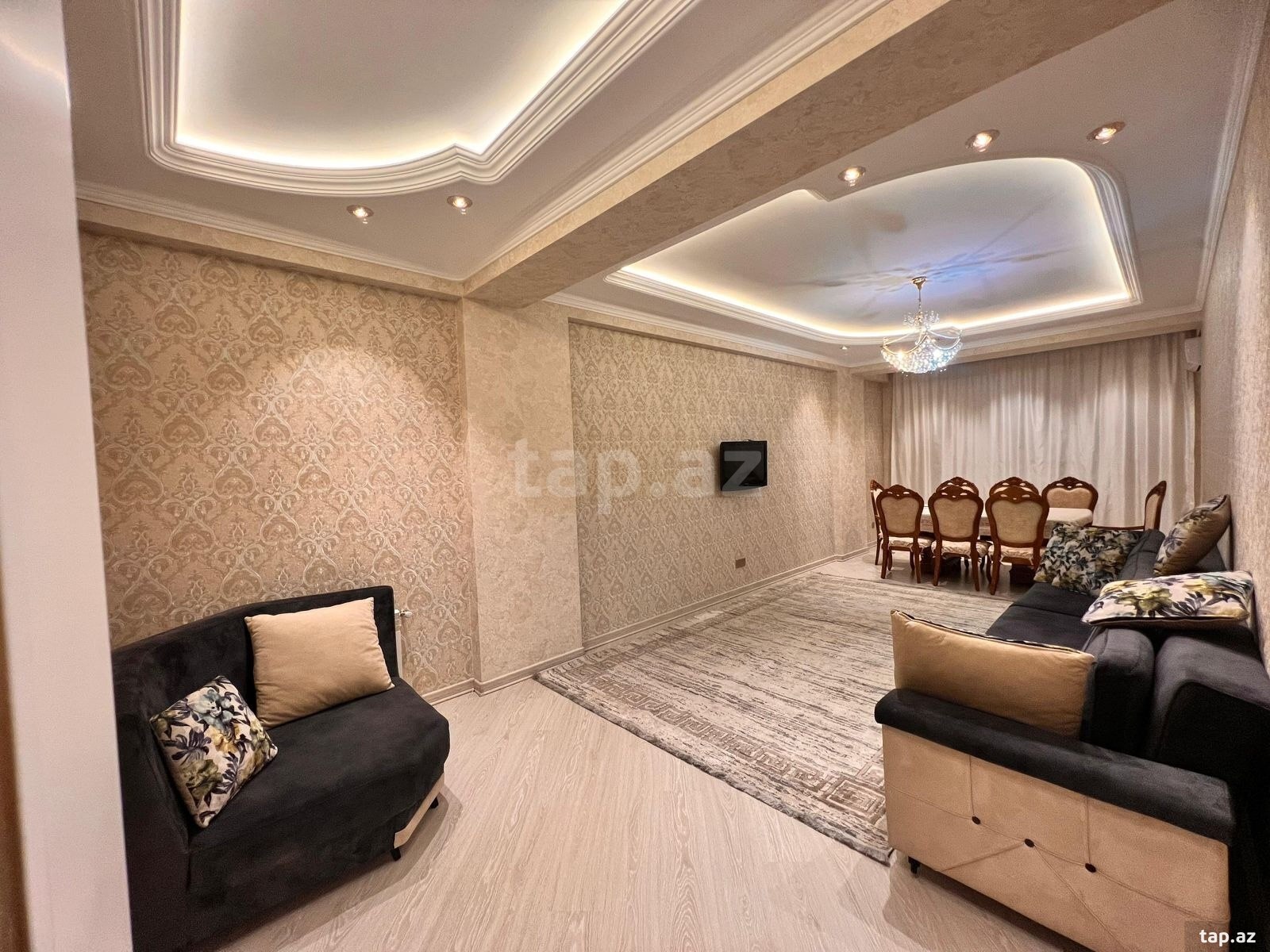 3-otaqlı yeni tikili kirayə verilir, İnşaatçılar m., 137 m² (2)