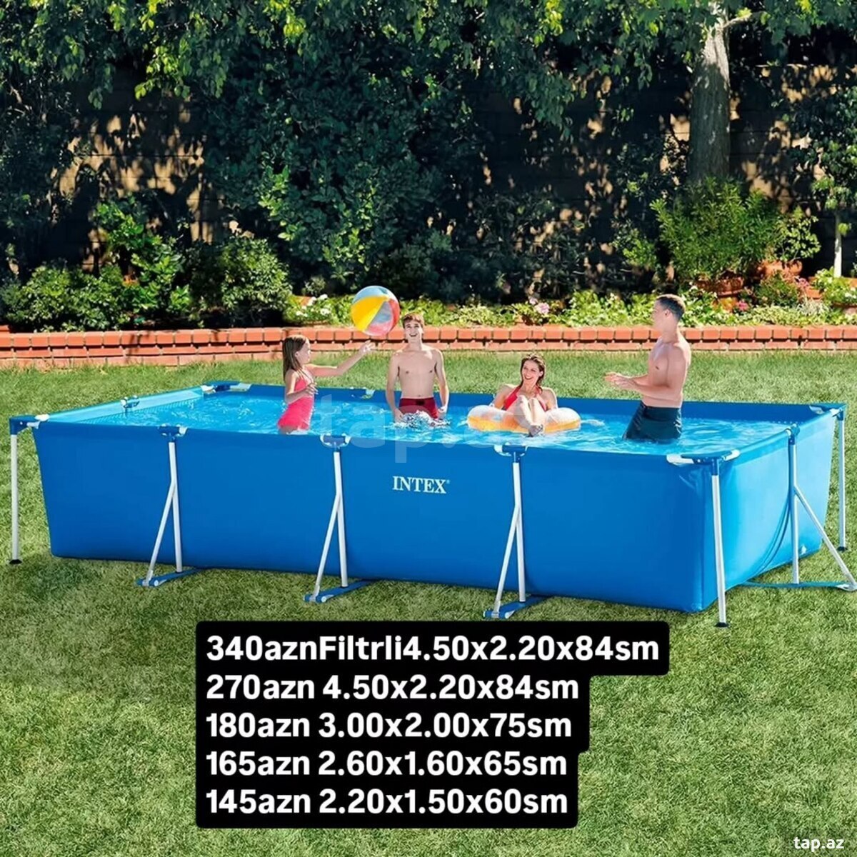 İntex hovuzları