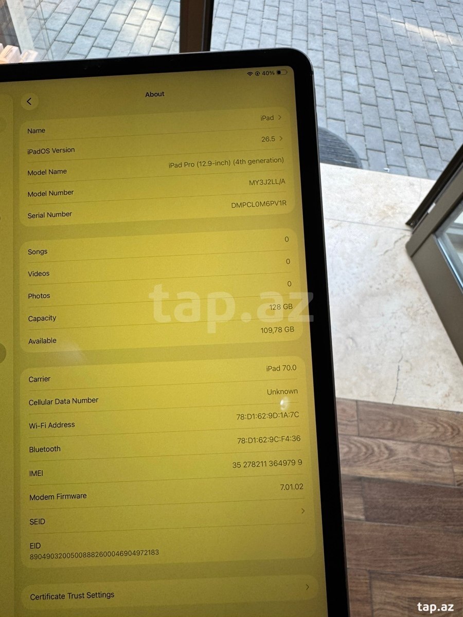 Planşet Apple iPad pro 12.9 (2020)
