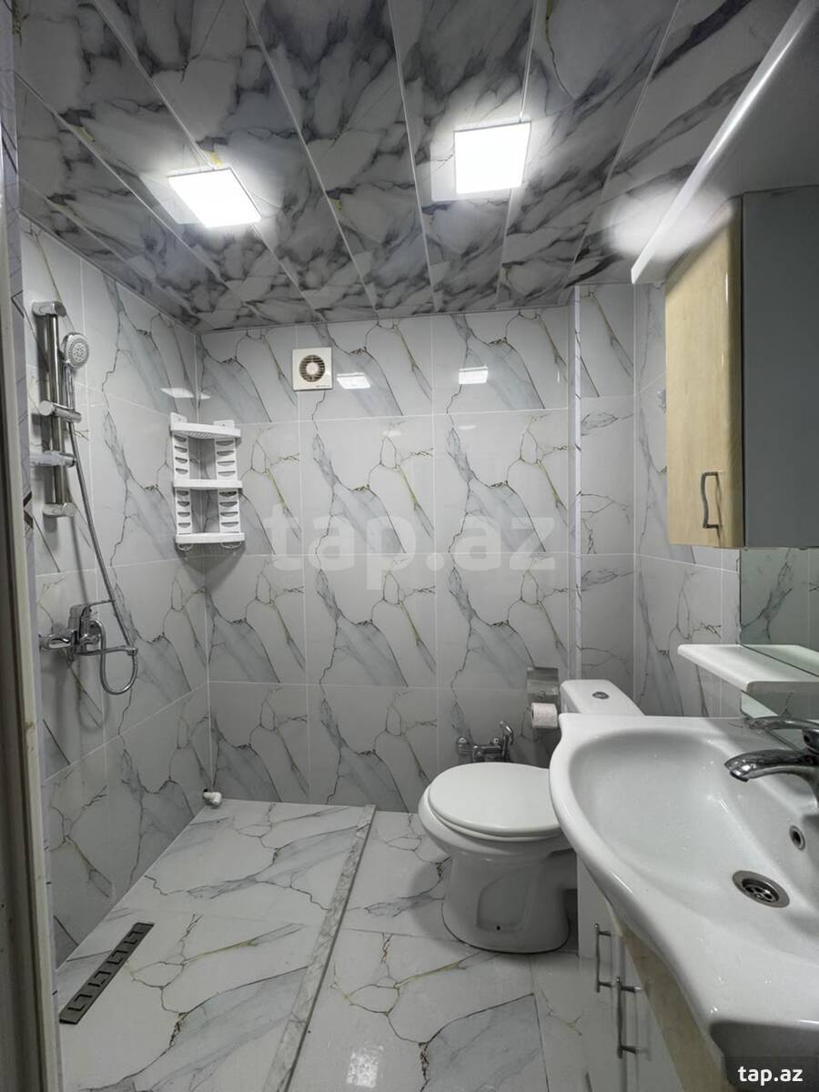 2-otaqlı mənzil kirayə verilir, İnşaatçılar m., 65 m² (12)