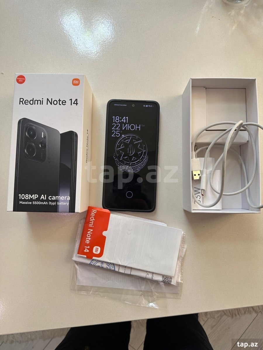 Xiaomi Redmi Note 14 Midnight Black 256GB/8GB