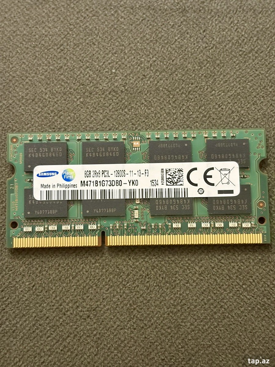 RAMlar DDR3 8GB
