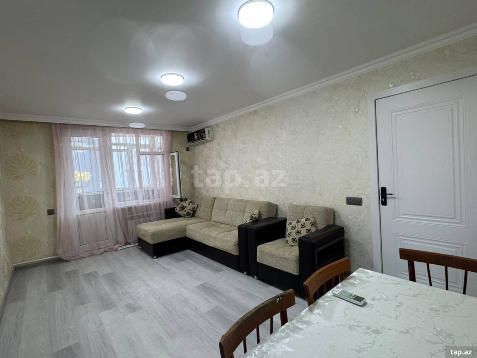 2-otaqlı mənzil kirayə verilir, Inşaatçılar m., 50 m² (8)