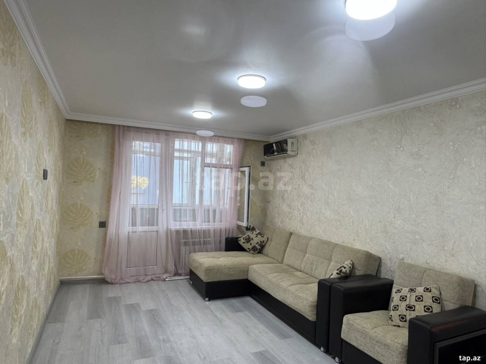 2-otaqlı mənzil kirayə verilir, Inşaatçılar m., 50 m² (10)