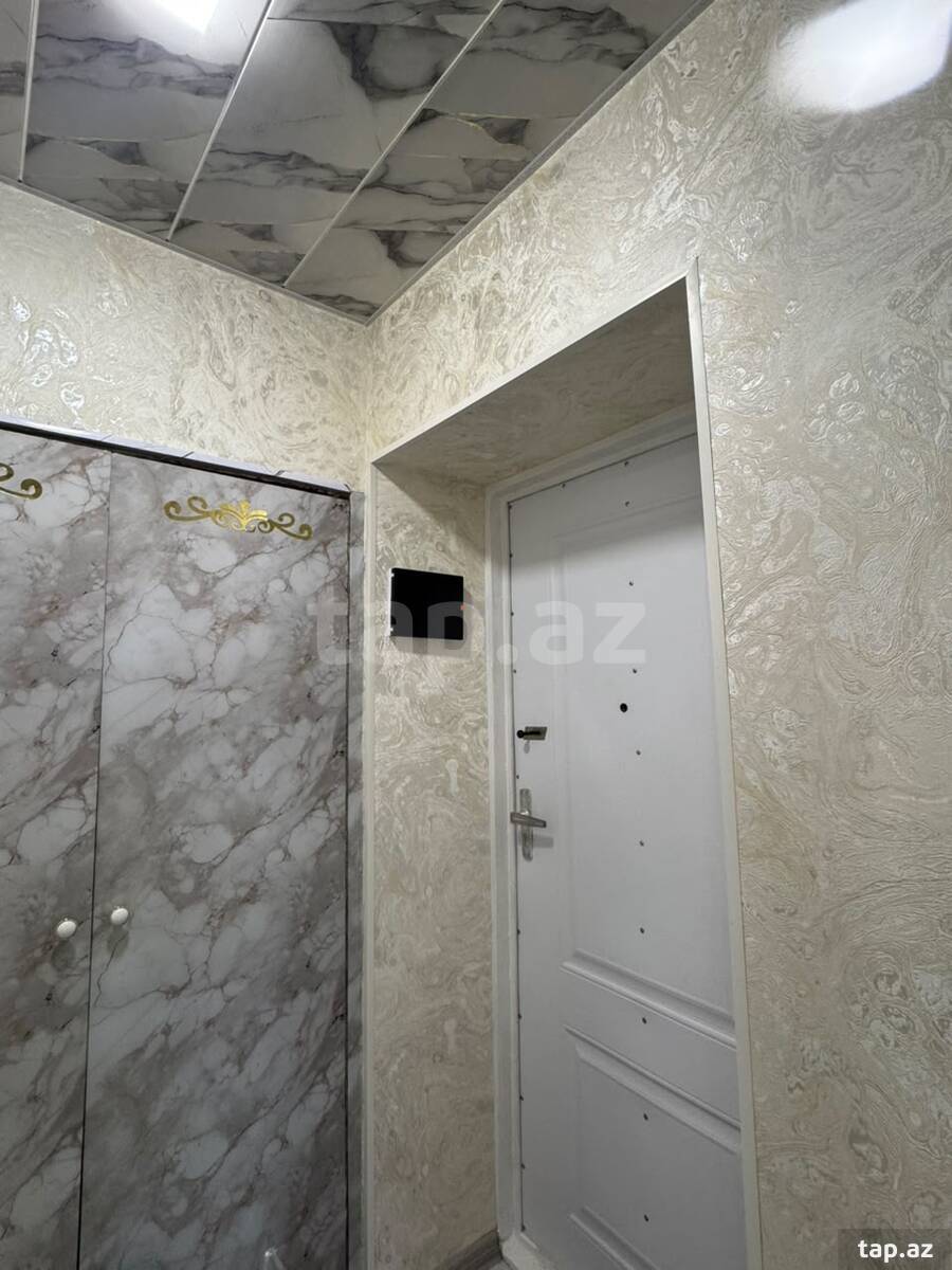 2-otaqlı mənzil kirayə verilir, Inşaatçılar m., 50 m² (11)