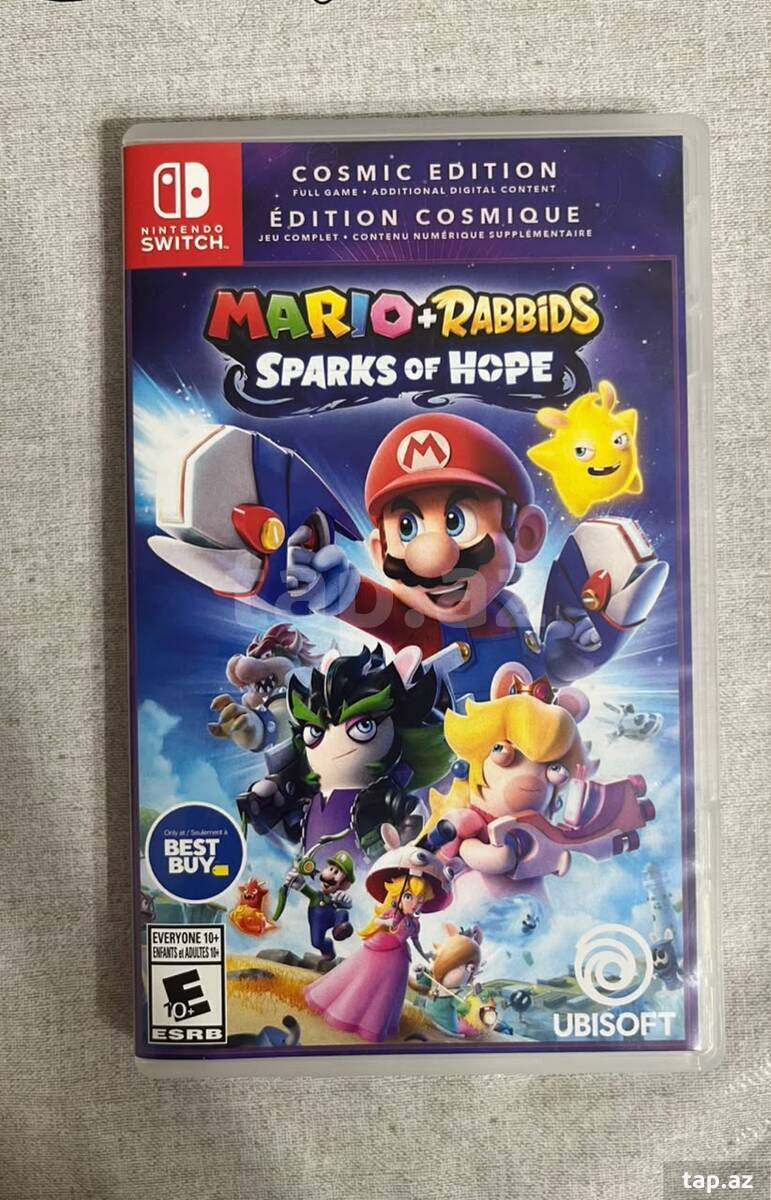 Nintendo Switch oyun diski Mario + Rabbids Sparks of Hope