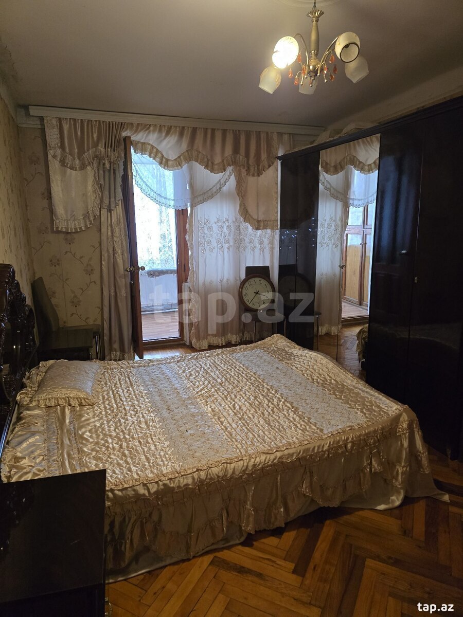 3-otaqlı mənzil kirayə verilir, Nərimanov r., 58 m² (15)