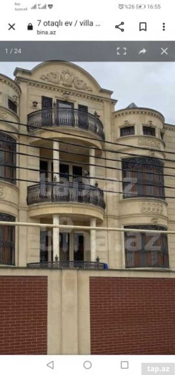 6-otaqlı yeni tikili kirayə verilir, Ümid Əkbərov küç., 220 m² (11)