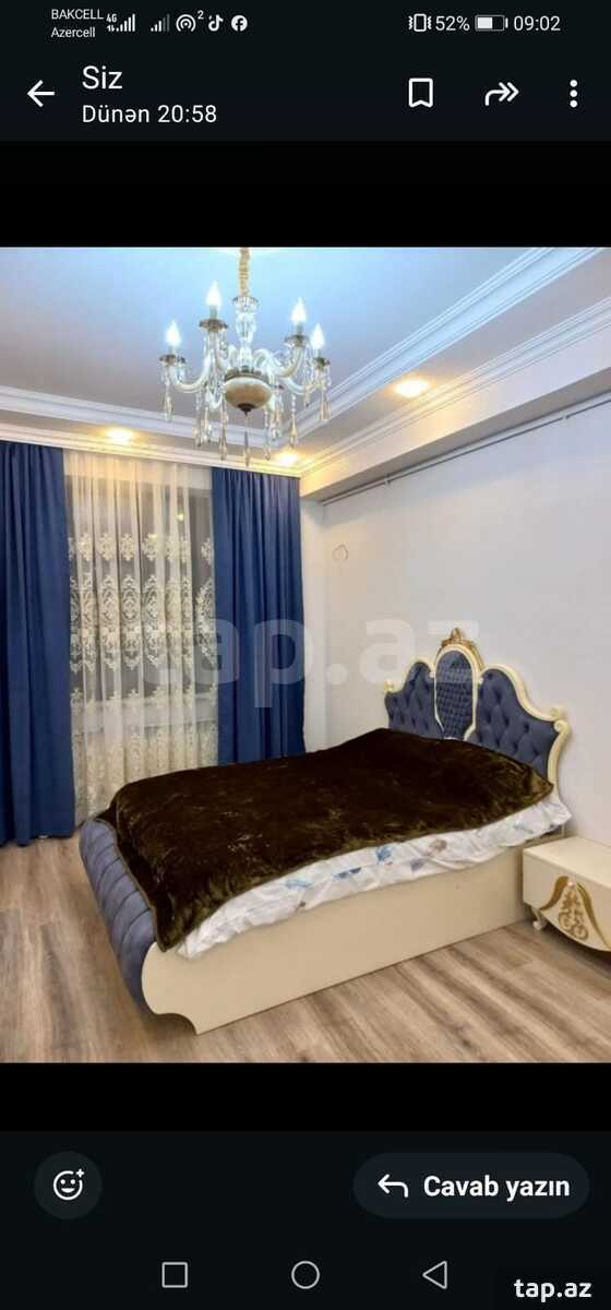 6-otaqlı yeni tikili kirayə verilir, Ümid Əkbərov küç., 220 m² (25)