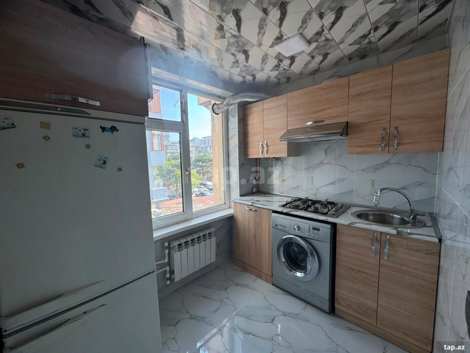 2-otaqlı mənzil kirayə verilir, İnşaatçılar m., 55 m² (5)