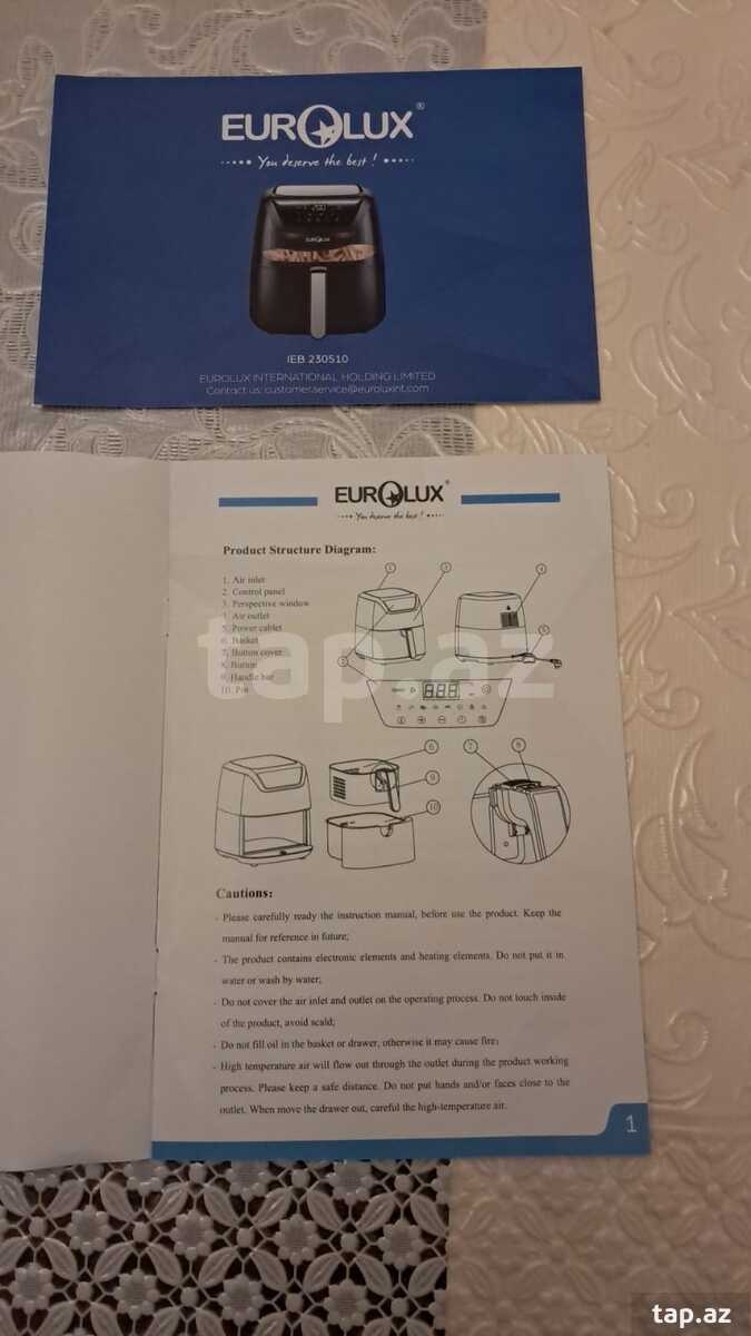 Airfryer Eurolux (2)
