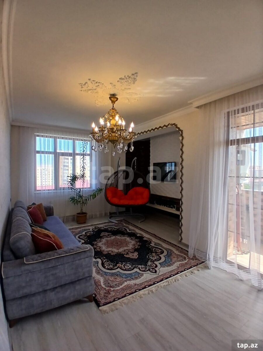 3-otaqlı yeni tikili kirayə verilir, 5-ci mkr., 94.2 m² (4)